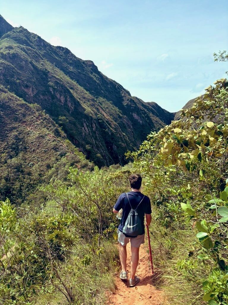 Jack hiking in Samaipata, Bolivia