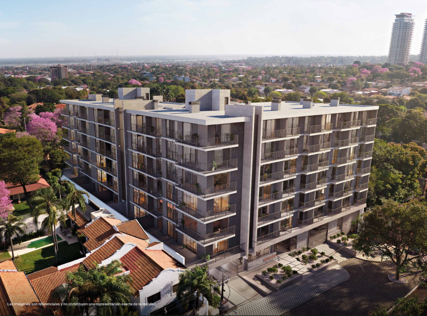 Architectural rendering of Project Cumbres residential building