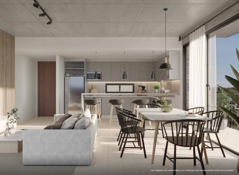 Architectural rendering of a Project Molas model unit interior