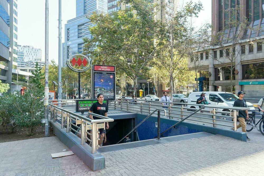 Pedro de Valdivia metro station in Providencia, one of the easiest bases for a first month in Santiago