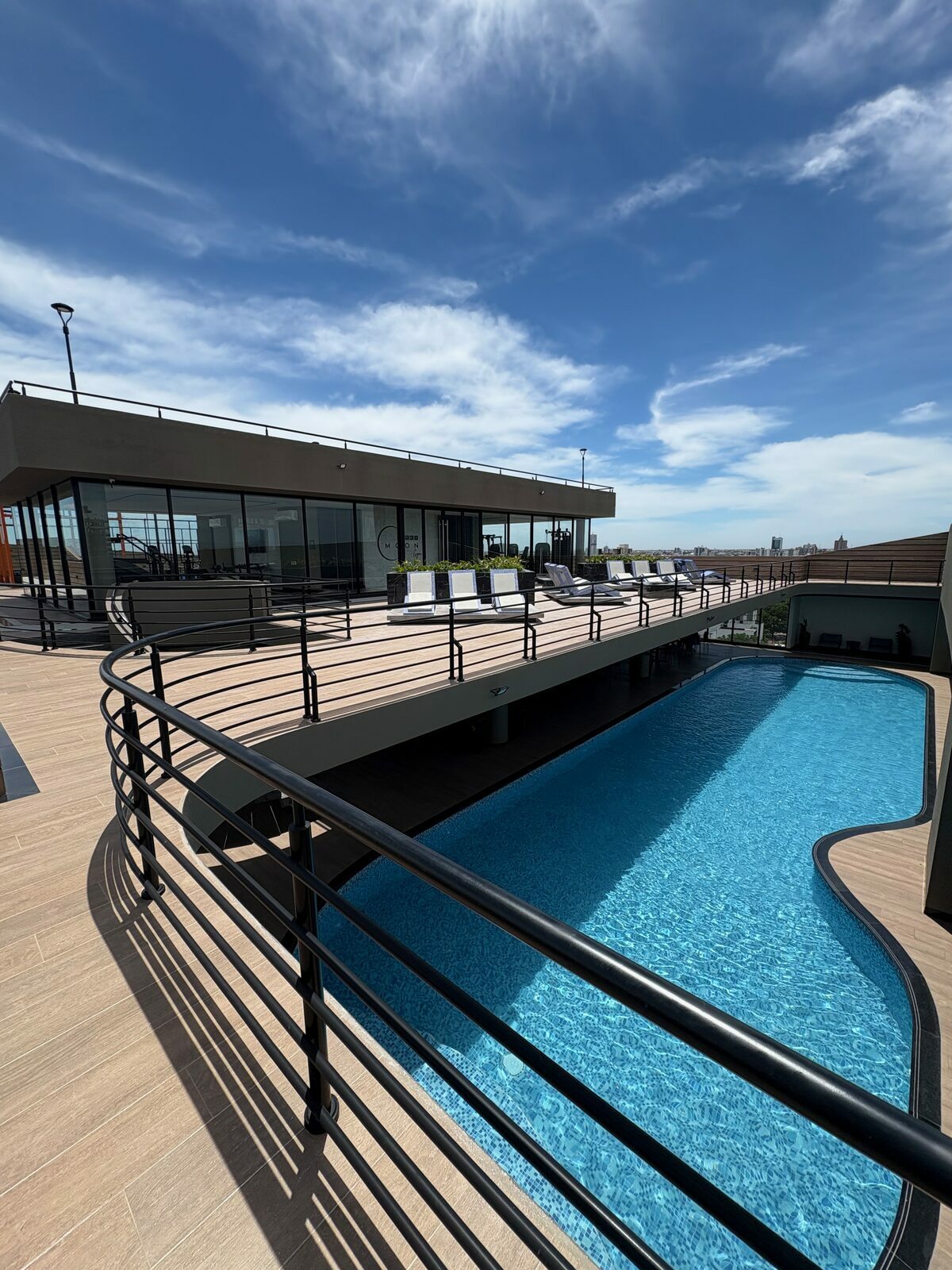 Rooftop pool